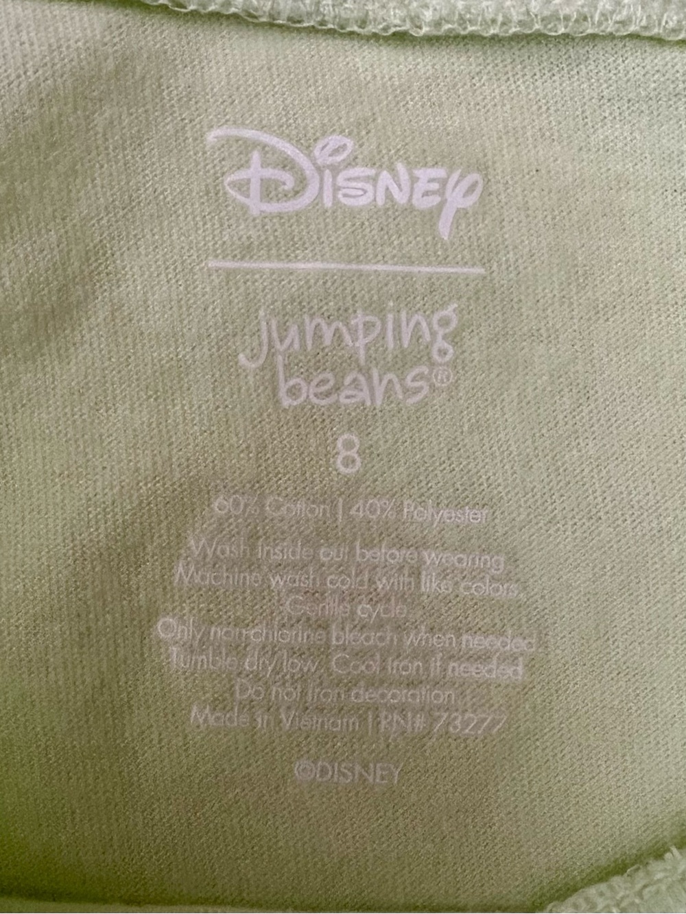 Disney Encanto Girls Luisa Graphic Tee & Yellow Butterfly Print Shirt Size 7/8 - Picture 2 of 4